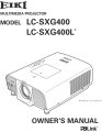 Icon of LC-SXG400 Owners Manual